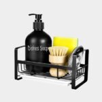 TEZZ Sponge Holder for Kitchen Sink- Stainless Steel Kitchen Sink Caddy for Organizing Sponge