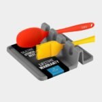 Zulay Kitchen Silicone Utensil Rest - BPA-Free, Durable Spoon Rest with Drip Pad