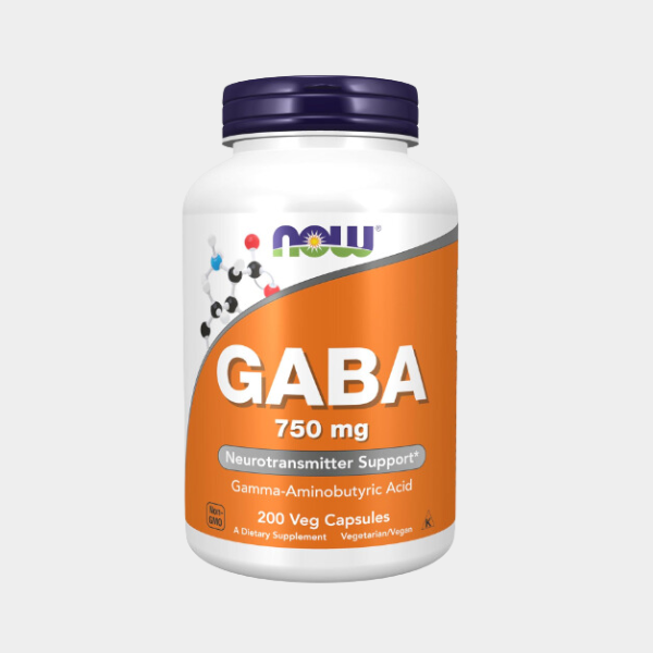 Suppliments (4) NOW Supplements, GABA 750mg - Image 1